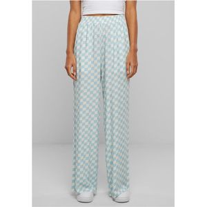 Urban Classics - Resort Pants - Wijde Broek - Blauw - 100% Viscose
