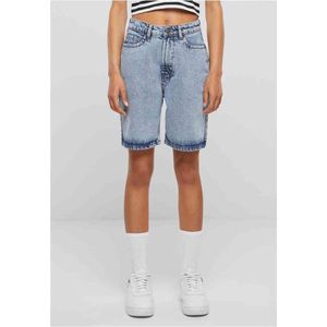 Urban Classics Dames Shorts Ladies 90's Bermuda Tinted Lightblue Washed 33, Gekleurd lichtblauw gewassen, 33