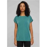 Urban Classics - Modal Extended Shoulder Dames T-shirt - Groen