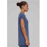 Urban Classics - Modal Extended Shoulder Dames T-shirt - Blauw