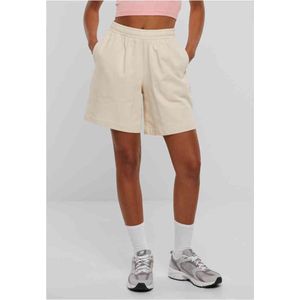 Urban Classics - Ladies Organic Terry - Bermuda Broek - Whitesand
