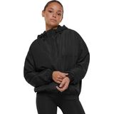 Urban Classics - Recycled Oversized Pullover - Jas - Zwart - Gerecycled Materiaal