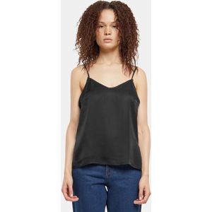 Urban Classics - Viscose Satin Slip Top - Zwart - 100% Viscose