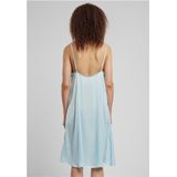 Urban Classics - Damesjurk - Oceaanblauw - Slip-jurk