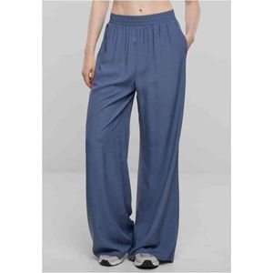 Urban Classics - Viscose Wijde broek - Blauw