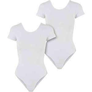 Urban Classics - Organic Stretch Jersey - Bodysuit - Wit - 2-Pack, 95% Katoen, 5% Elastaan
