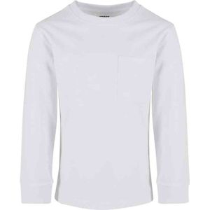 Urban Classics - T-shirt - Wit - Katoen - Met Poche