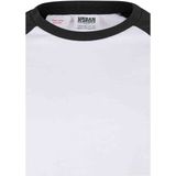 Urban Classics - Jongens T-shirt - Wit/Zwart - Casual Oversized Pasvorm