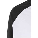 Urban Classics - Jongens T-shirt - Wit/Zwart - Casual Oversized Pasvorm