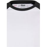 Urban Classics - Jongens T-shirt - Wit/Zwart - Casual Oversized Pasvorm