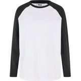 Urban Classics - Jongens T-shirt - Wit/Zwart - Casual Oversized Pasvorm