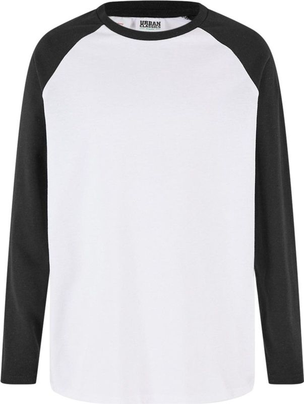 Urban Classics - Jongens T-shirt - Wit/Zwart - Casual Oversized Pasvorm