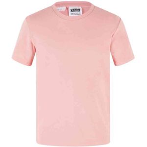 Urban Classics - Stretch Jersey Kinder T-shirt - Kids 110 116 - Roze