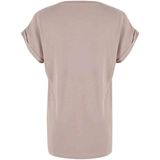 Urban Classics - Modal Extended Shoulder Kinder T-shirt - Kids 110 116 - Roze