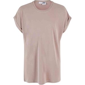 Urban Classics - Modal Extended Shoulder Kinder T-shirt - Kids 110 116 - Roze