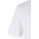 Urban Classics - Valance Tee - Korte Jurk - Wit/Zwart - 100% Katoen