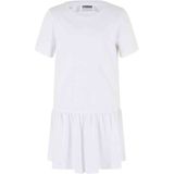 Urban Classics - Valance Tee - Korte Jurk - Wit/Zwart - 100% Katoen