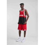 Starter Black Label - Split Mesh Sport top - S/M - Rood/Zwart