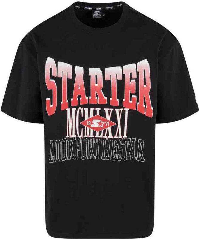 Starter Black Label - MCMLXXI Heren T-shirt - Zwart
