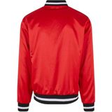 Starter - Black Label - College Jas - Zwart - Satijn