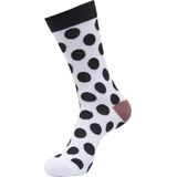 Basic - Polka Dot Sokken - 3-Pack - Wit/Zwart - 80% Katoen