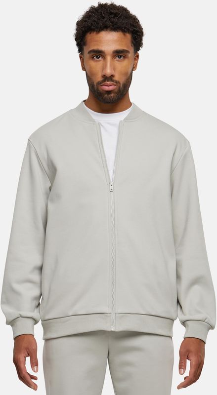 Urban Classics - Sweatvest - Lichtgrijs - Bomberjack - Lange Mouw