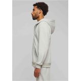 Urban Classics - Sweatvest - Grijs - Capuchon - Geribd Ceintuurtje, Ritssluiting, Sweatstof