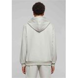 Urban Classics - Sweatvest - Grijs - Capuchon - Geribd Ceintuurtje, Ritssluiting, Sweatstof