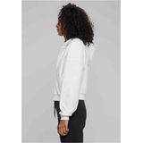 Urban Classics - Cozy Cropped Zip - Hoodie - Wit - Zacht Materiaal