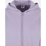 Urban Classics - Cozy Cropped Zip Hoodie - Dames Hoodie - Dustylilac - Zacht Materiaal