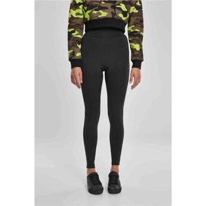 Urban Classics - High Waist 2-Pack Legging - Zwart/Zwart