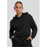 Urban Classics - Oversized Light Terry Crop Hoodie - Zwart