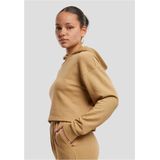 Urban Classics - Oversized Light Terry Crop Hoodie - Beige
