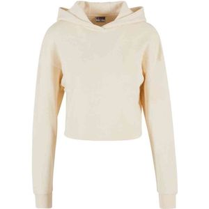 Urban Classics - Oversized Light Terry Crop Hoodie - Beige