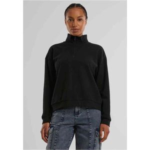 Urban Classics - Light Terry Troyer Sweater/trui - Zwart