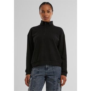 Urban Classics - Light Terry Troyer Sweater/trui - Zwart
