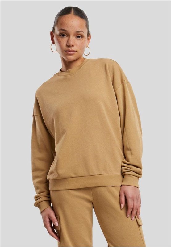 Urban Classics - Oversized Light Terry Crewneck sweater/trui - Beige
