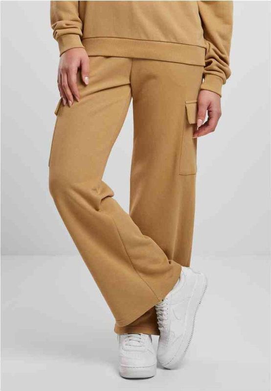 Urban Classics - Baggy Light Terry Dames joggingbroek - Beige