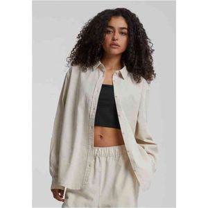 Oversized Overhemd - Effen - Katoen-Linnenmix - Casual Zomerlook