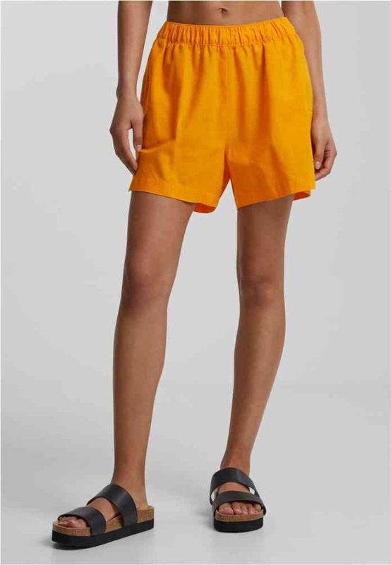 Urban Classics - Linen Mixed Boxer Korte broek - Oranje