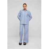 Urban Classics - Dameshemd - Wit/Blauw - Gestreept - Relaxed Fit