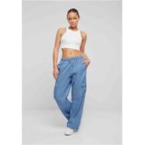 Urban Classics - Light Denim Cargobroek - Blauw
