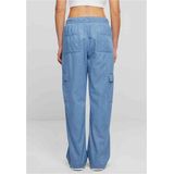 Urban Classics - Light Denim Cargobroek - Blauw