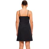 Urban Classics - Stretch Jersey Hanger Jurk - Zwart - 95% Katoen, 5% Elastaan