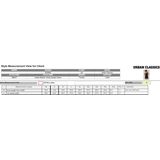 Urban Classics - Stretch Jersey Hanger Jurk - Zwart - 95% Katoen, 5% Elastaan