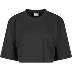 Urban Classics - Dames - Oversized Kort T-shirt - Zwart