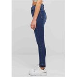 Urban Classics - Skinny Fit - Jeans - Donkerblauw - Hoge Taille