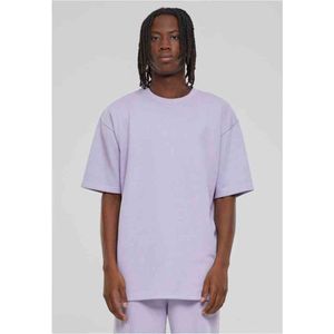 Urban Classics - Light Terry Crew Heren T-shirt - Lila