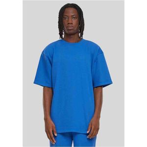 Urban Classics - Light Terry Crew Heren T-shirt - Blauw