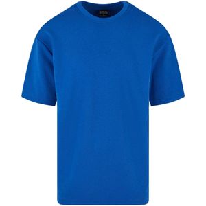 Urban Classics - Light Terry Crew Heren T-shirt - Blauw